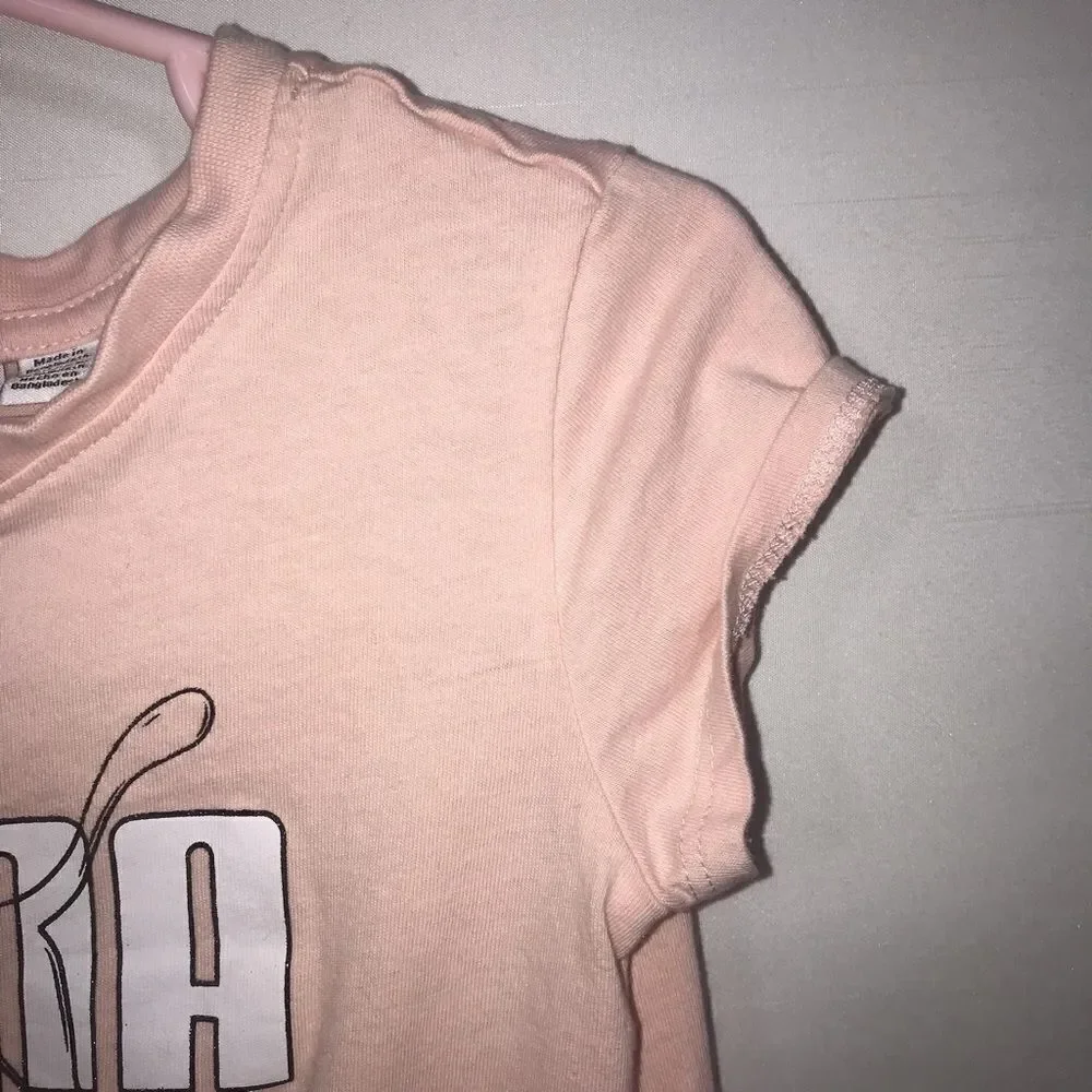 Puma Light Pink Logo T-Shirt
